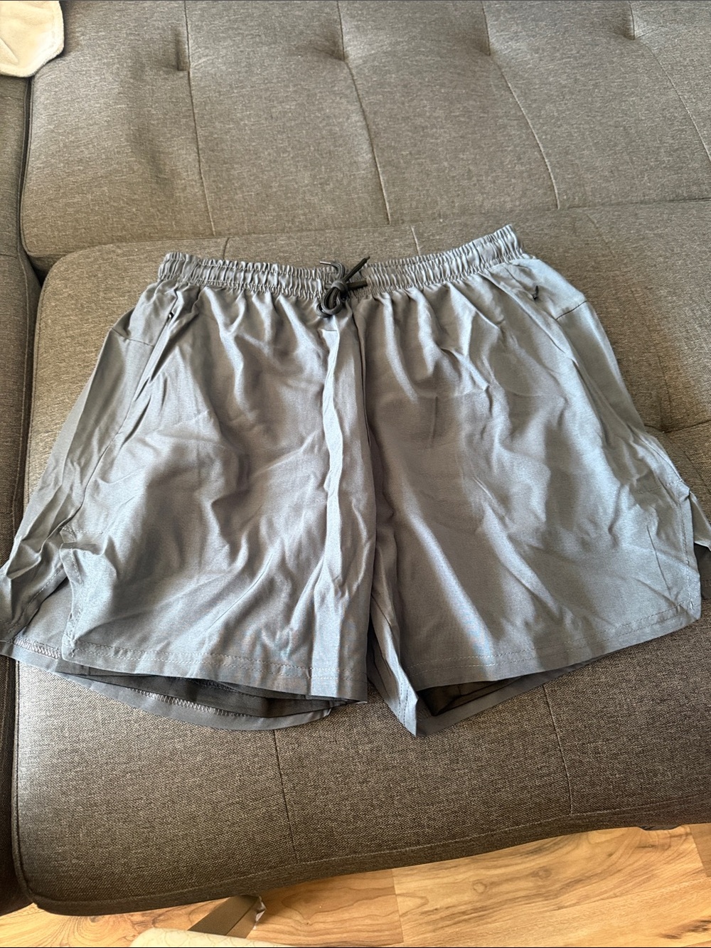 Amazon Men's Athletic Shorts - Gray